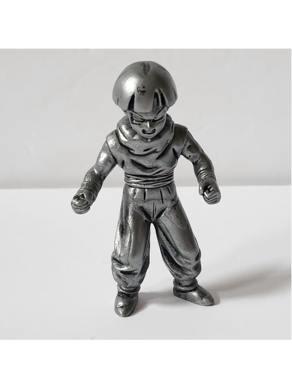 Vintage 2000 Dragon Ball Z Silver Kid Trunks Burger King Promo Action Figure